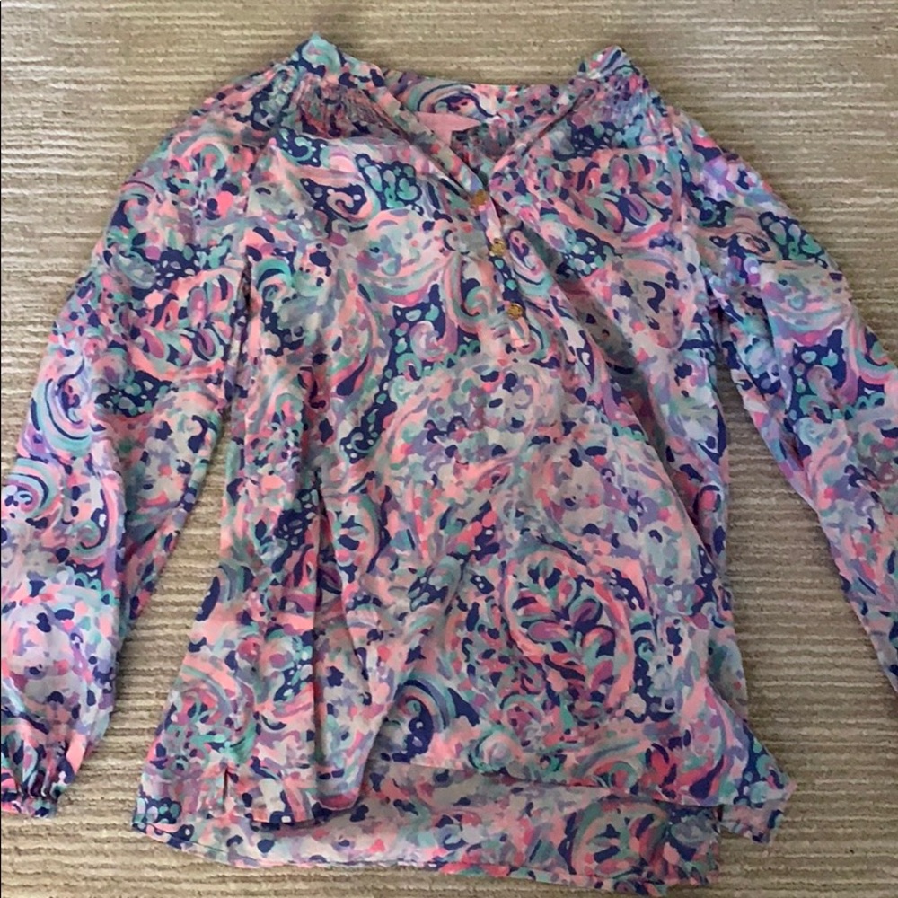 Lilly Pulitzer flowy top